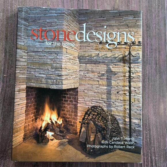 Stone Designs for the Home hardcover book by John T. Morris and Candace Walsh. - Picture 1 of 8